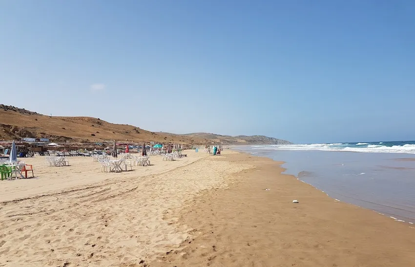 Plage des Coves au sud de Asilah